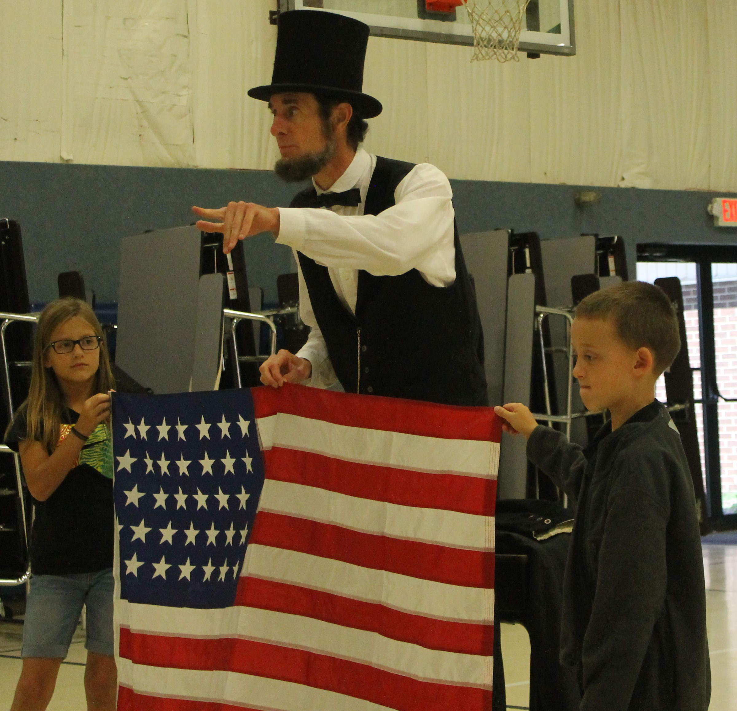 Abraham Lincoln Visits LCS